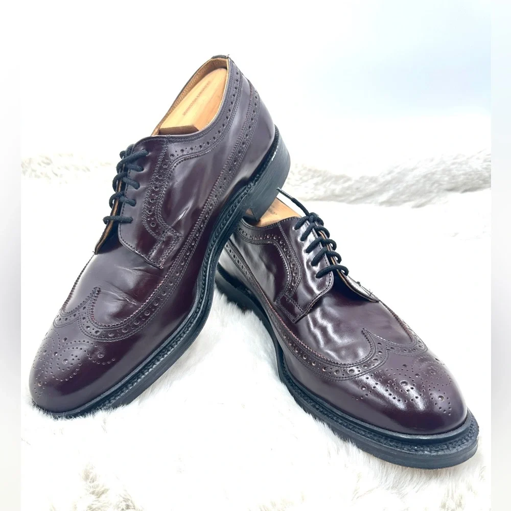 Cheaney Royal Tweed Church’s wing tip Oxfords Premium Grade Shoes Men’s 11‎
